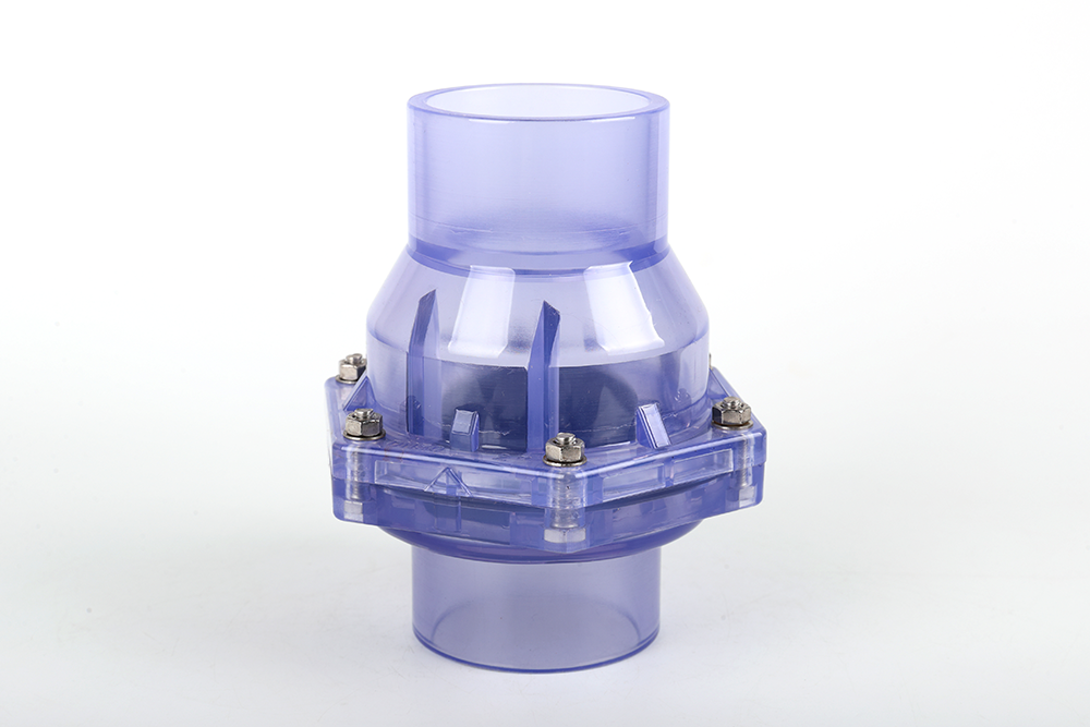 松北透明翻板式止回阀